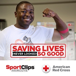 Red Cross and Sport Clips team up to save live with blood donations