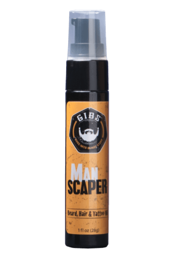Man Scaper Beard Oil spray bottle