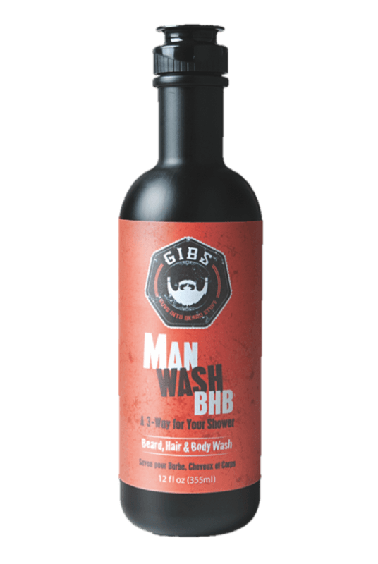 Man Wash Gibs Beard Hair Body Wash bottle