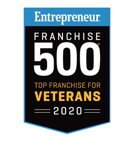 Top Franchise for Veterans 2020 Badge