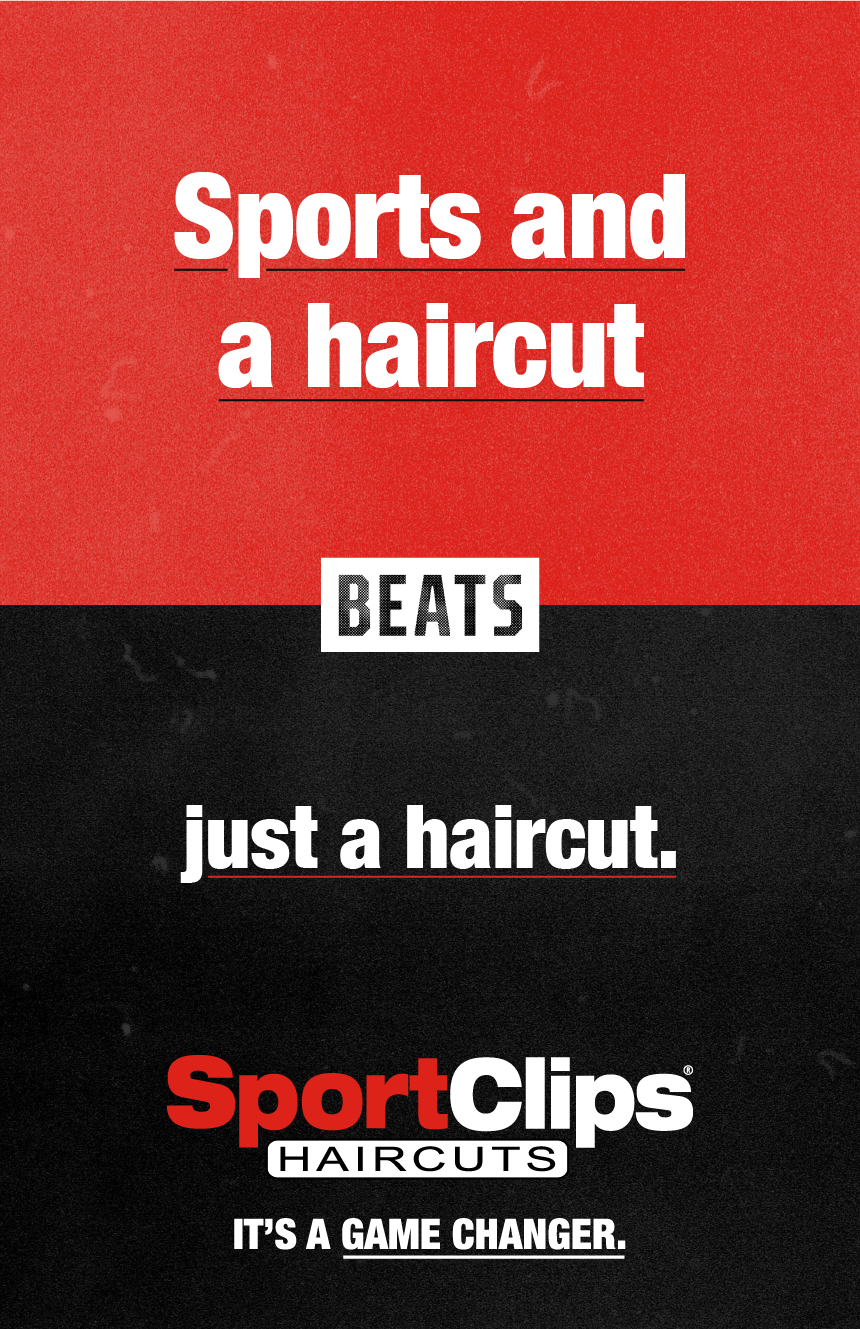 Sports and a haircut beats just a haircut - Sport Clips - Its a Game Changer
